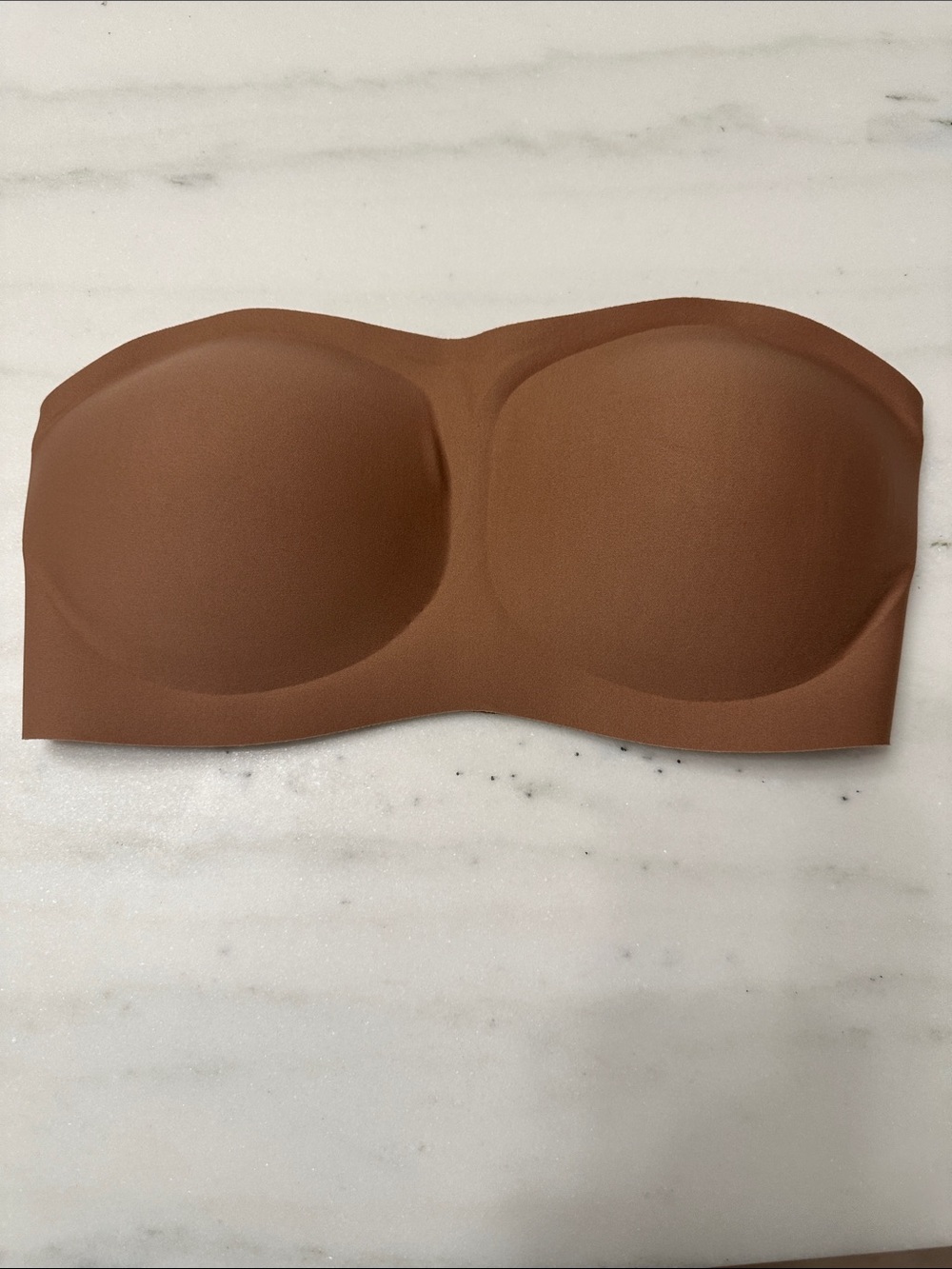 Oeaki medium Strapless Seamless Bandeau Bra - Brown. New